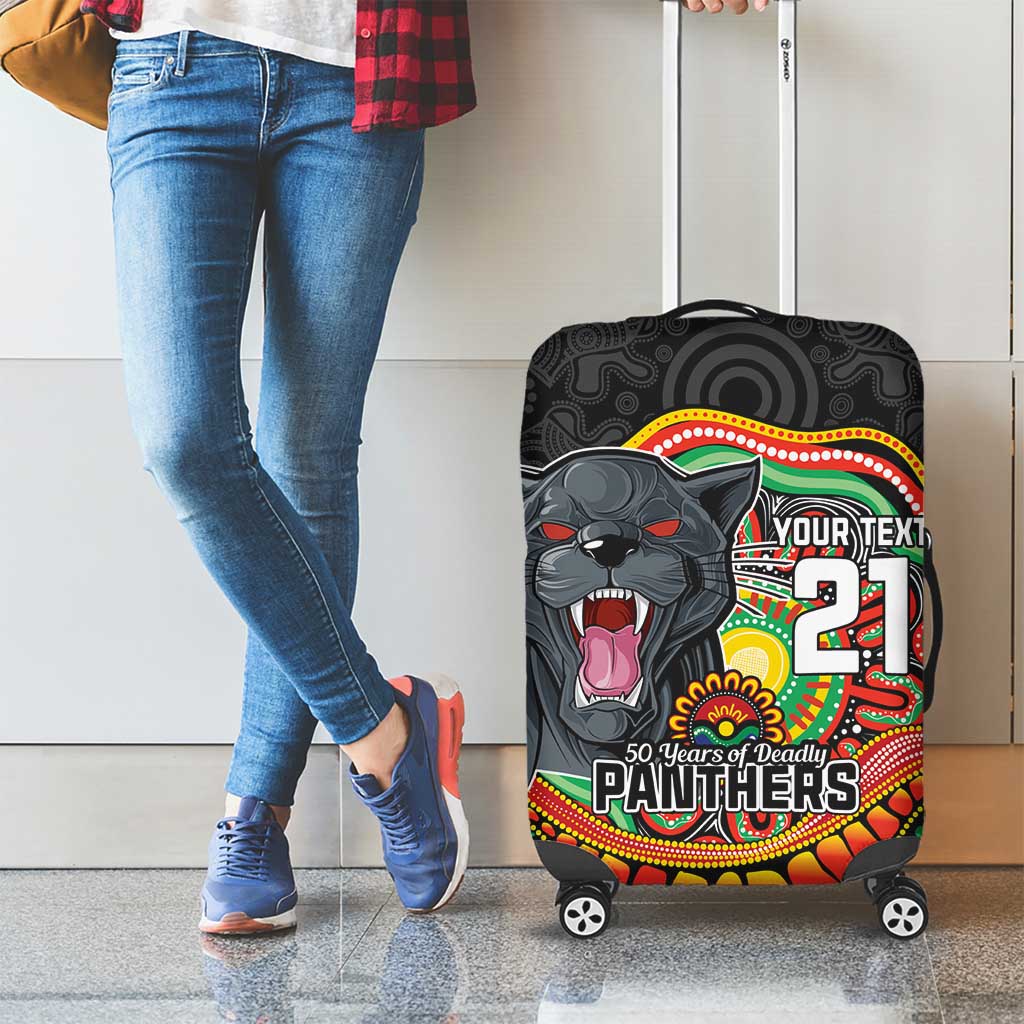 Custom Panthers Honouring First Nations Luggage Cover NAIDOC 2026 Deadly 50 Years