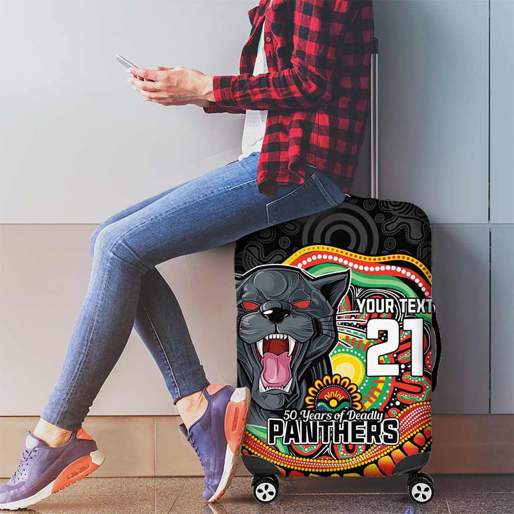 Custom Panthers Honouring First Nations Luggage Cover NAIDOC 2026 Deadly 50 Years