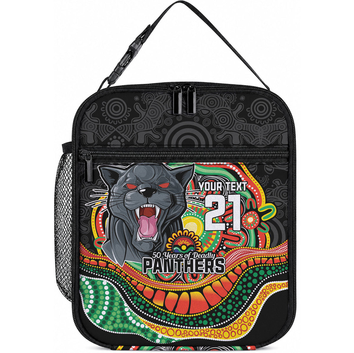Custom Panthers Honouring First Nations Lunch Bag NAIDOC 2026 Deadly 50 Years