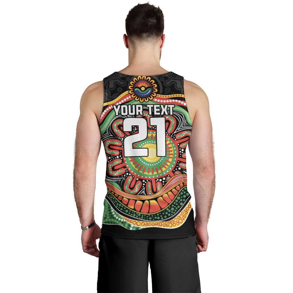 Custom Panthers Honouring First Nations Men Tank Top NAIDOC 2026 Deadly 50 Years