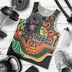 Custom Panthers Honouring First Nations Men Tank Top NAIDOC 2026 Deadly 50 Years