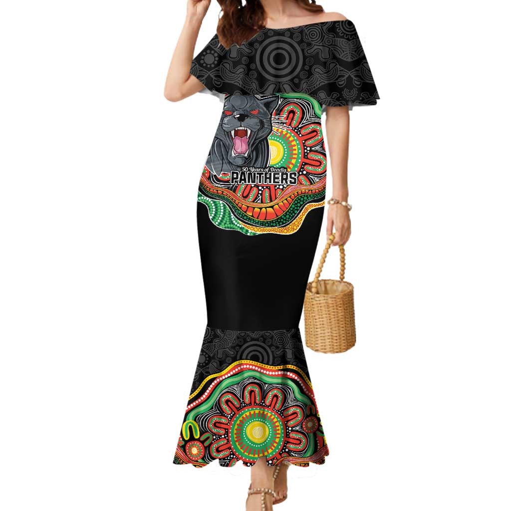 Custom Panthers Honouring First Nations Mermaid Dress NAIDOC 2026 Deadly 50 Years