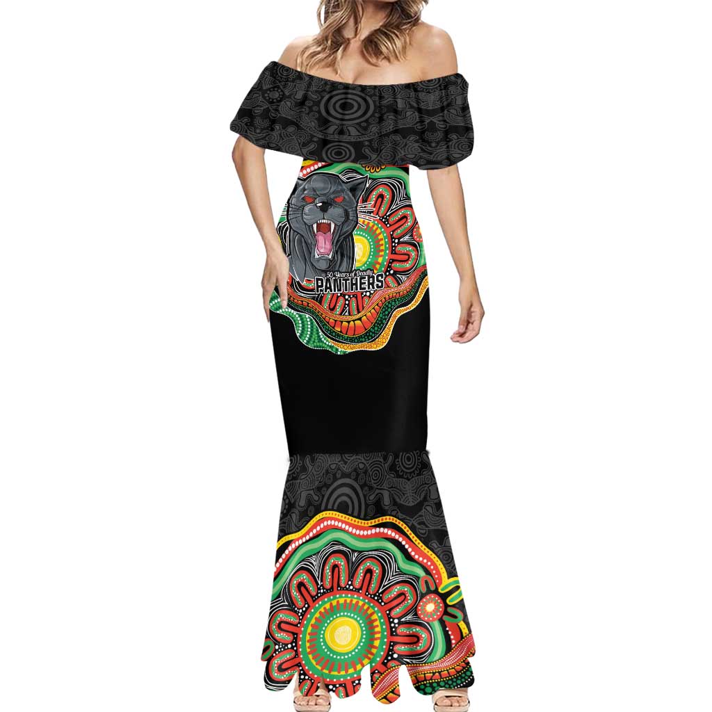 Custom Panthers Honouring First Nations Mermaid Dress NAIDOC 2026 Deadly 50 Years