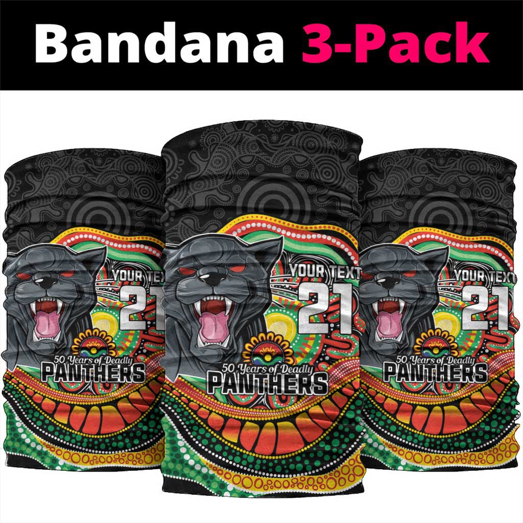 Custom Panthers Honouring First Nations Neck Gaiter NAIDOC 2026 Deadly 50 Years