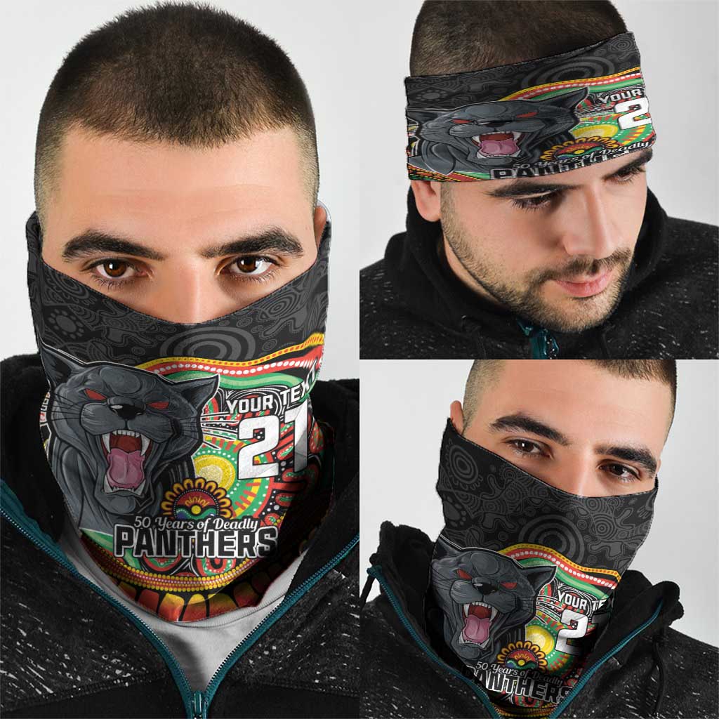 Custom Panthers Honouring First Nations Neck Gaiter NAIDOC 2026 Deadly 50 Years