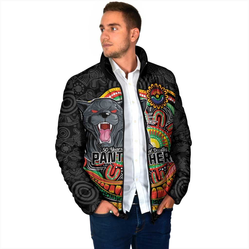Custom Panthers Honouring First Nations Padded Jacket NAIDOC 2026 Deadly 50 Years