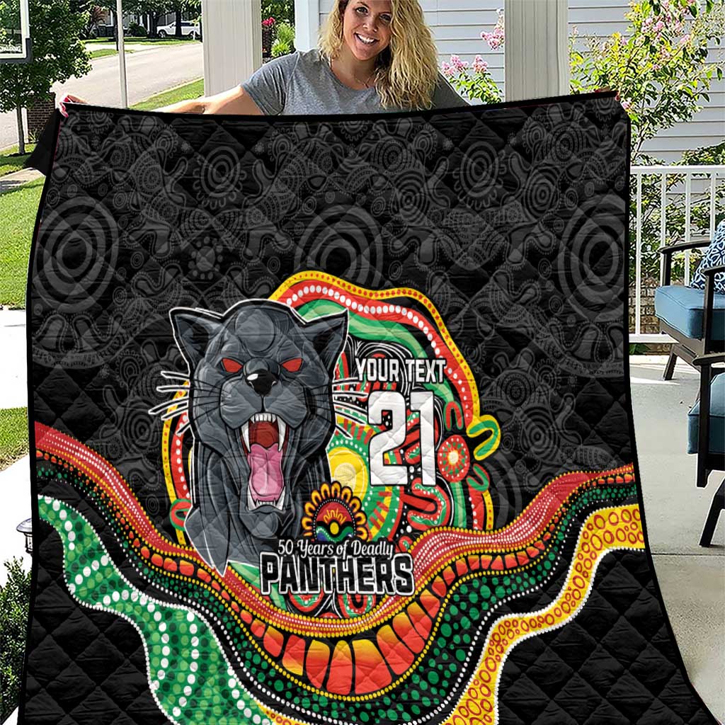Custom Panthers Honouring First Nations Quilt NAIDOC 2026 Deadly 50 Years