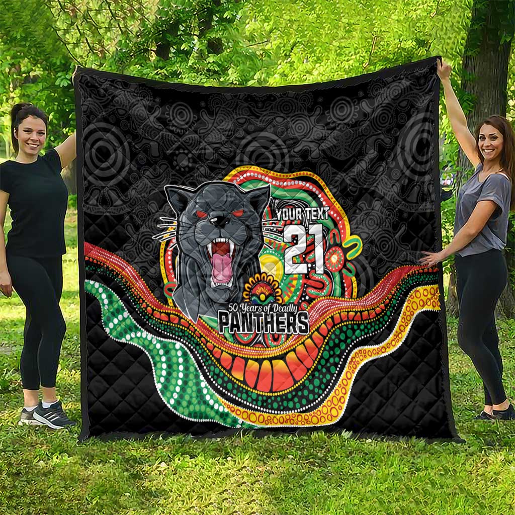 Custom Panthers Honouring First Nations Quilt NAIDOC 2026 Deadly 50 Years