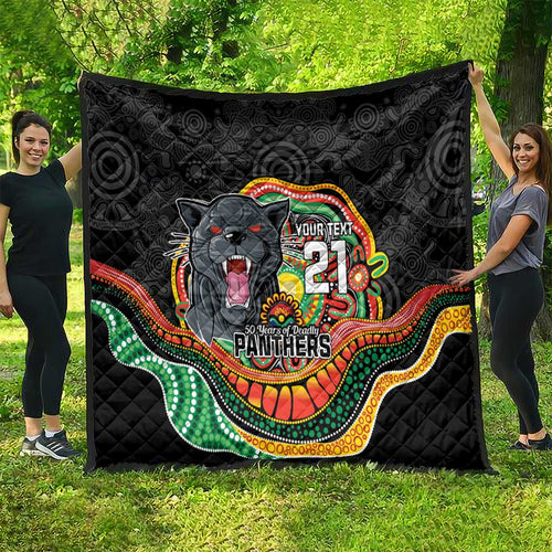 Custom Panthers Honouring First Nations Quilt NAIDOC 2026 Deadly 50 Years