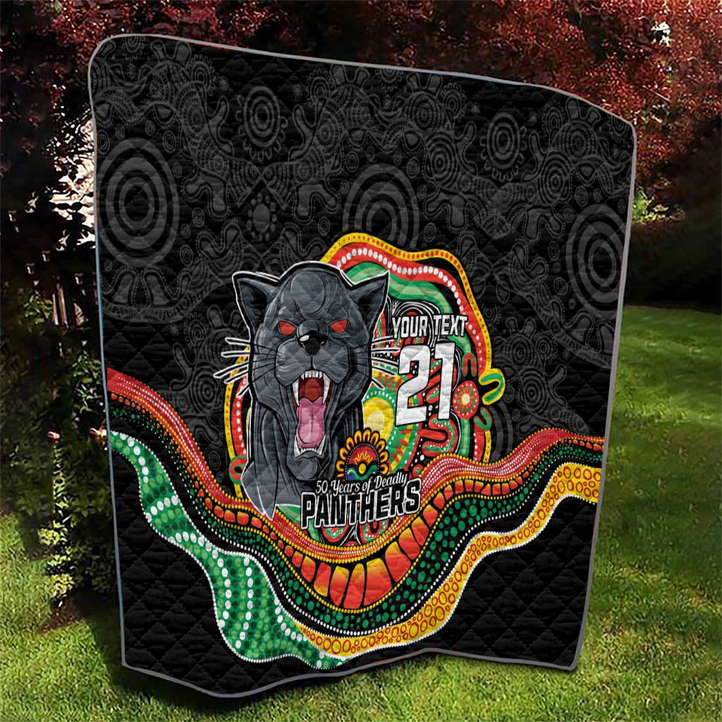 Custom Panthers Honouring First Nations Quilt NAIDOC 2026 Deadly 50 Years