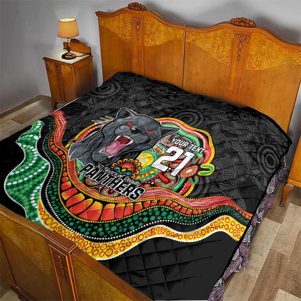 Custom Panthers Honouring First Nations Quilt NAIDOC 2026 Deadly 50 Years