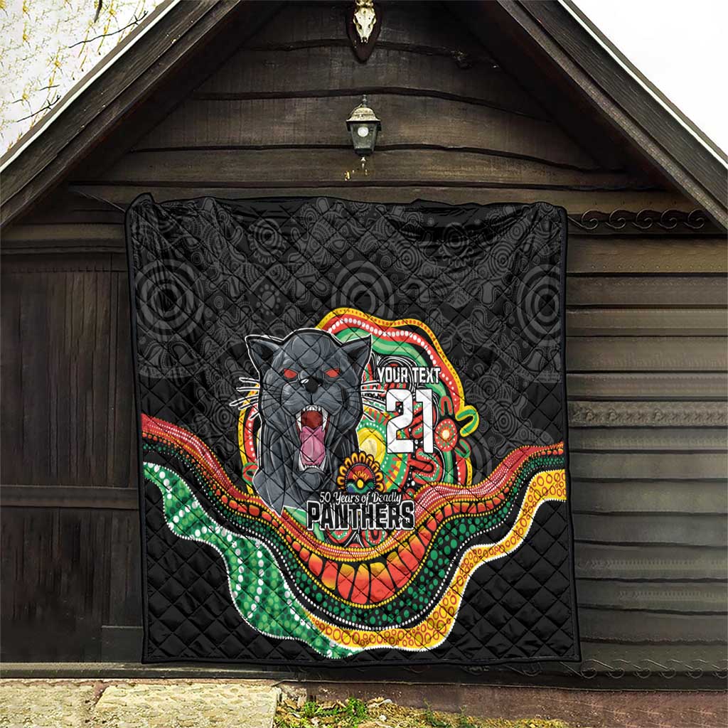 Custom Panthers Honouring First Nations Quilt NAIDOC 2026 Deadly 50 Years