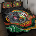 Custom Panthers Honouring First Nations Quilt Bed Set NAIDOC 2026 Deadly 50 Years