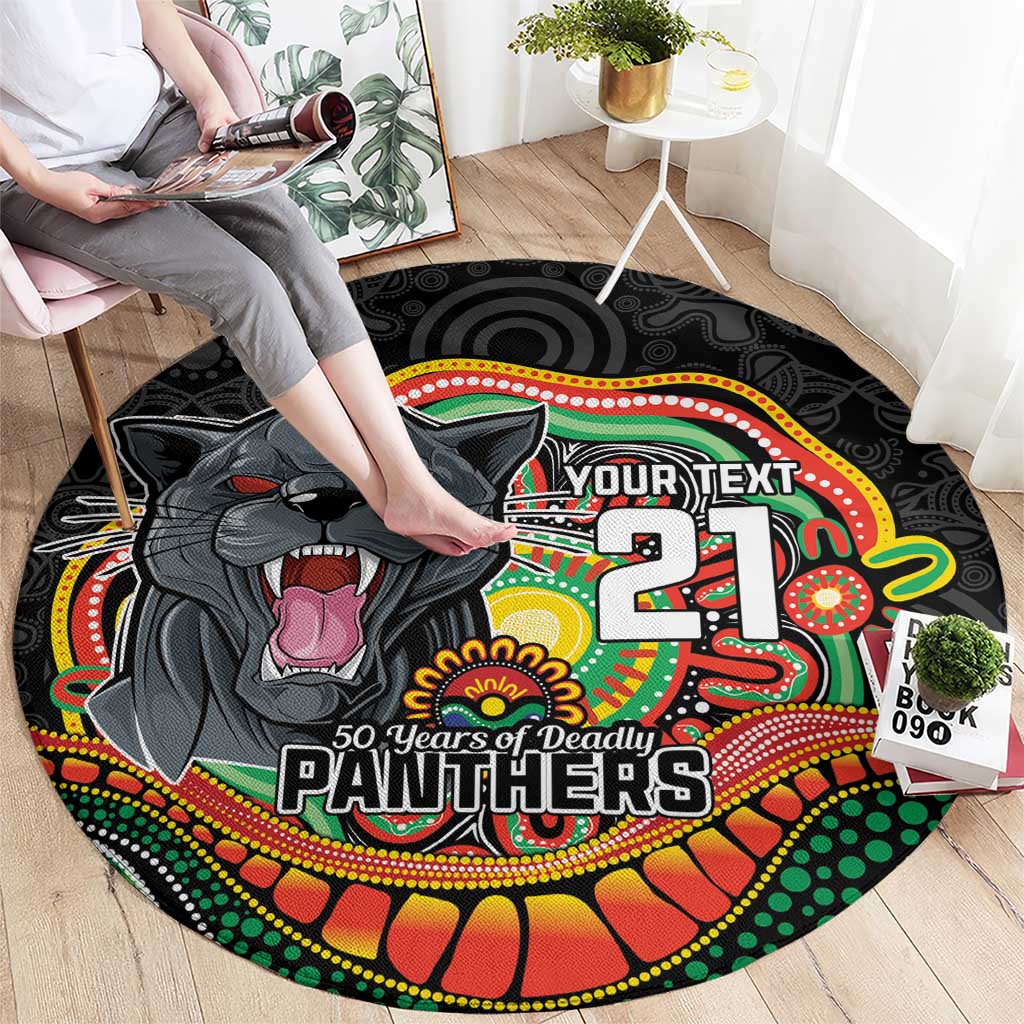 Custom Panthers Honouring First Nations Round Carpet NAIDOC 2026 Deadly 50 Years