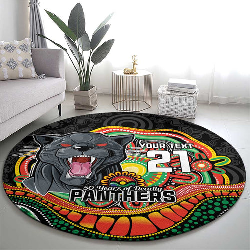 Custom Panthers Honouring First Nations Round Carpet NAIDOC 2026 Deadly 50 Years