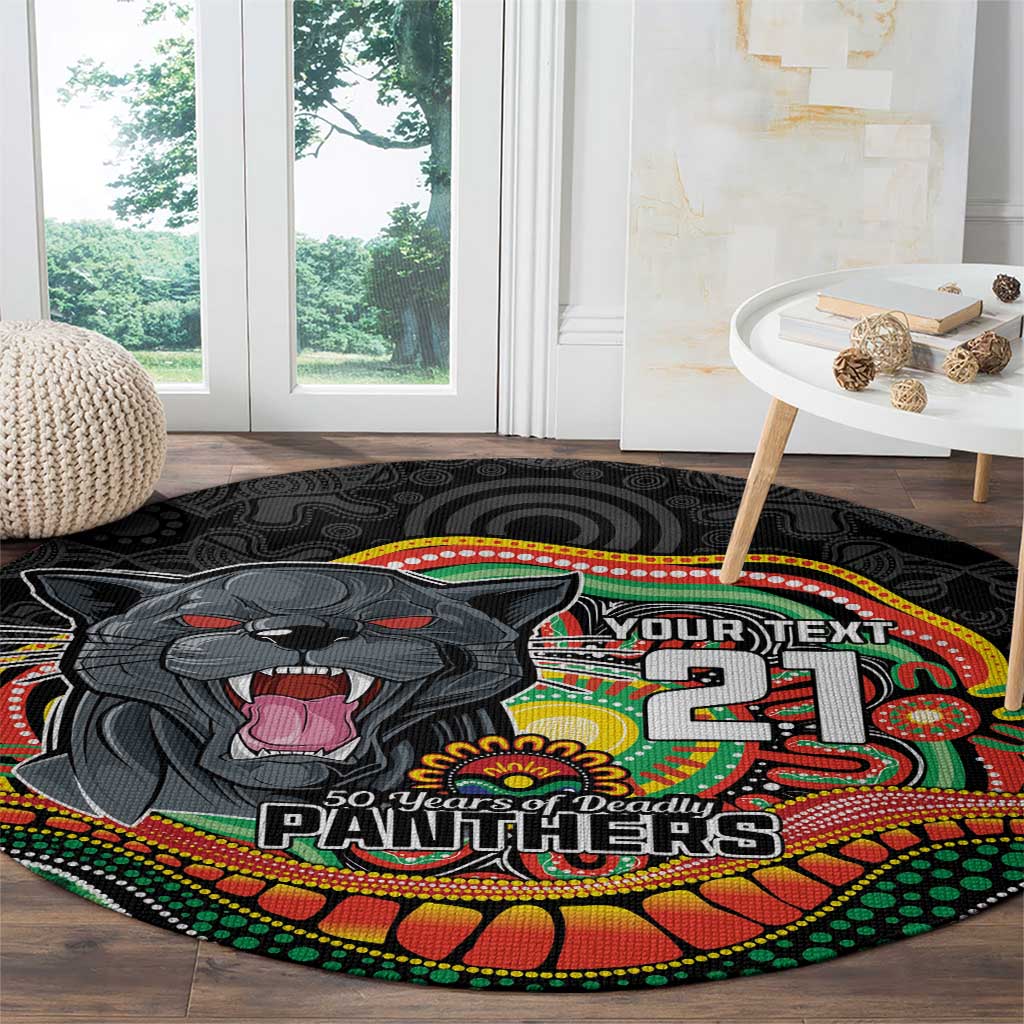 Custom Panthers Honouring First Nations Round Carpet NAIDOC 2026 Deadly 50 Years