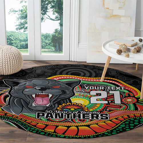 Custom Panthers Honouring First Nations Round Carpet NAIDOC 2026 Deadly 50 Years