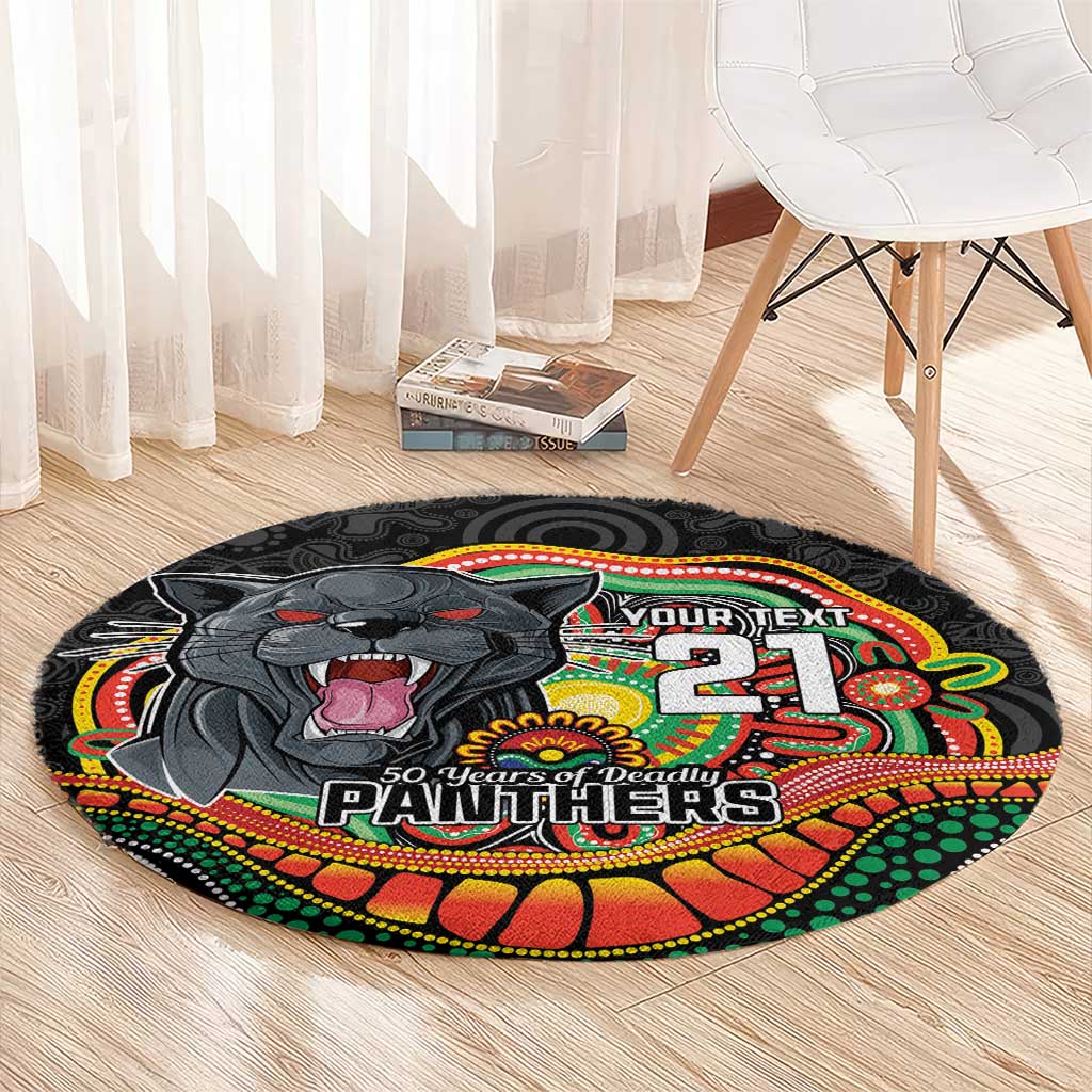 Custom Panthers Honouring First Nations Round Carpet NAIDOC 2026 Deadly 50 Years