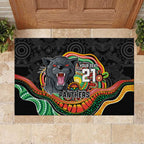 Custom Panthers Honouring First Nations Rubber Doormat NAIDOC 2026 Deadly 50 Years