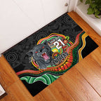 Custom Panthers Honouring First Nations Rubber Doormat NAIDOC 2026 Deadly 50 Years