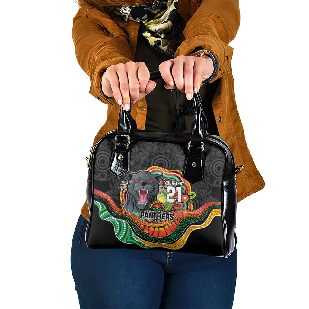 Custom Panthers Honouring First Nations Shoulder Handbag NAIDOC 2026 Deadly 50 Years