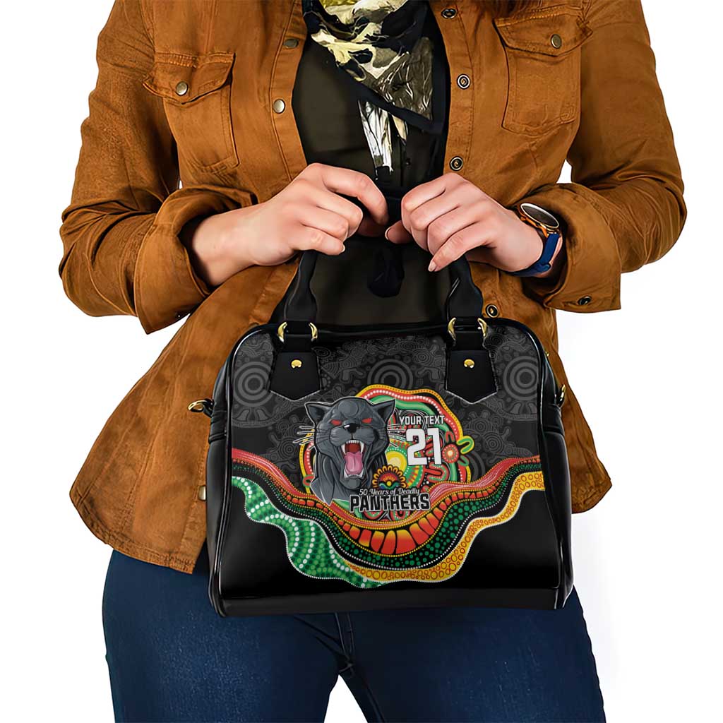 Custom Panthers Honouring First Nations Shoulder Handbag NAIDOC 2026 Deadly 50 Years