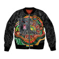 Custom Panthers Honouring First Nations Sleeve Zip Bomber Jacket NAIDOC 2026 Deadly 50 Years