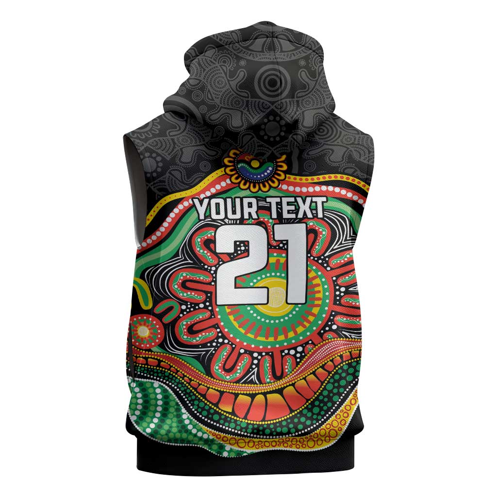 Custom Panthers Honouring First Nations Sleeveless Hoodie NAIDOC 2026 Deadly 50 Years
