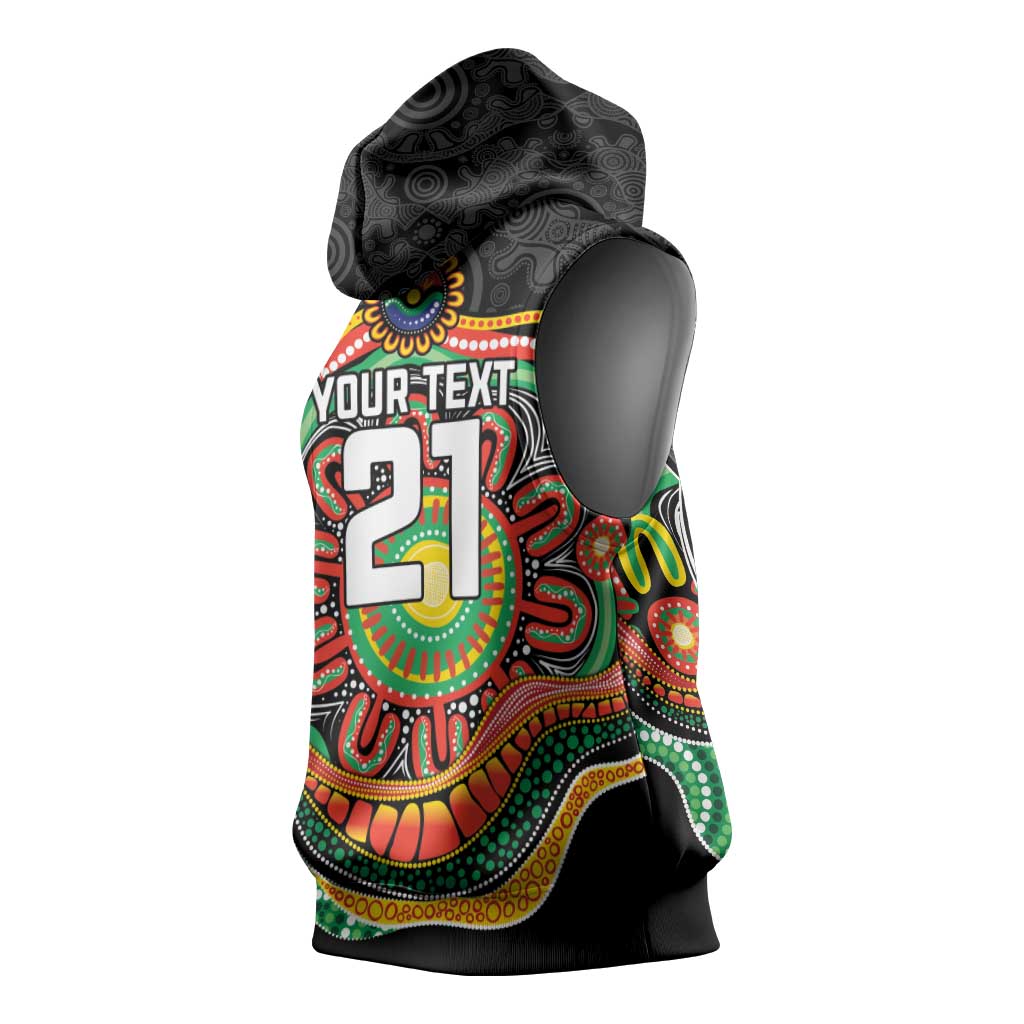 Custom Panthers Honouring First Nations Sleeveless Hoodie NAIDOC 2026 Deadly 50 Years