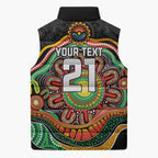 Custom Panthers Honouring First Nations Sleeveless Puffer Jacket NAIDOC 2026 Deadly 50 Years
