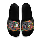 Custom Panthers Honouring First Nations Slide Sandals NAIDOC 2026 Deadly 50 Years
