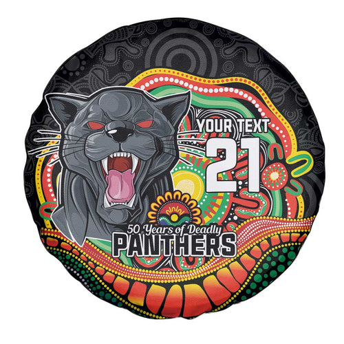 Custom Panthers Honouring First Nations Spare Tire Cover NAIDOC 2026 Deadly 50 Years