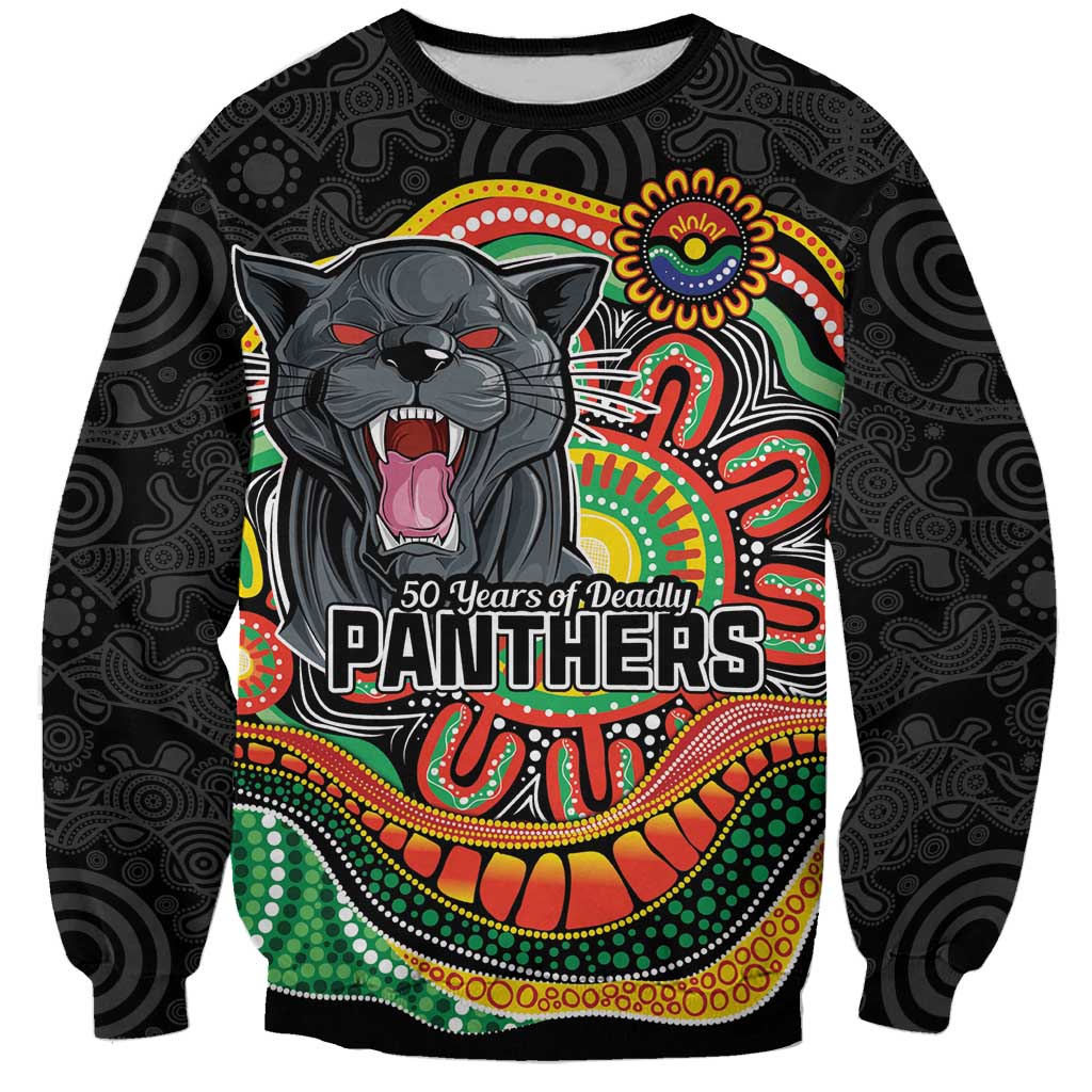 Custom Panthers Honouring First Nations Sweatshirt NAIDOC 2026 Deadly 50 Years