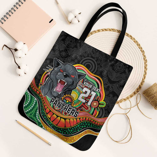 Custom Panthers Honouring First Nations Tote Bag NAIDOC 2026 Deadly 50 Years