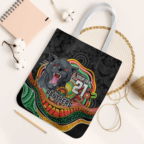 Custom Panthers Honouring First Nations Tote Bag NAIDOC 2026 Deadly 50 Years