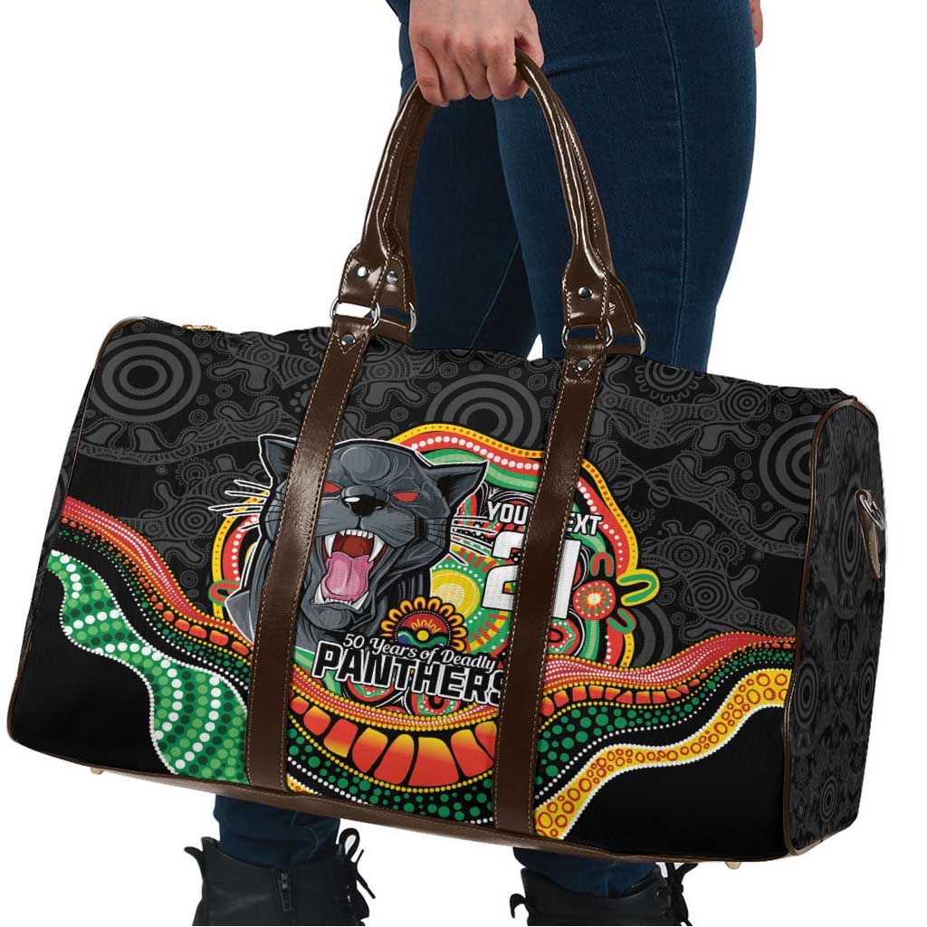 Custom Panthers Honouring First Nations Travel Bag NAIDOC 2026 Deadly 50 Years