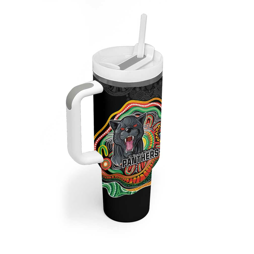 Custom Panthers Honouring First Nations Tumbler With Handle NAIDOC 2026 Deadly 50 Years