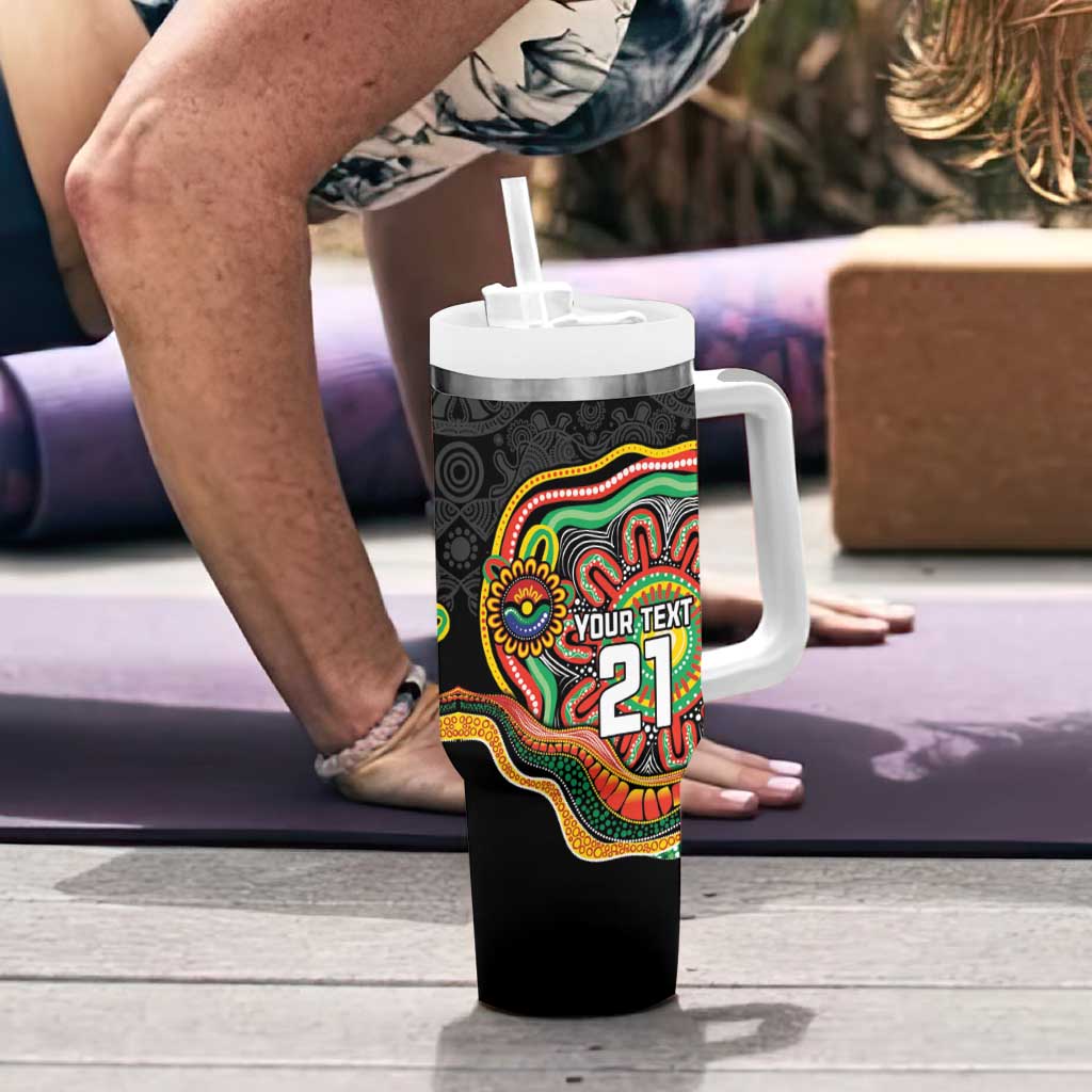 Custom Panthers Honouring First Nations Tumbler With Handle NAIDOC 2026 Deadly 50 Years