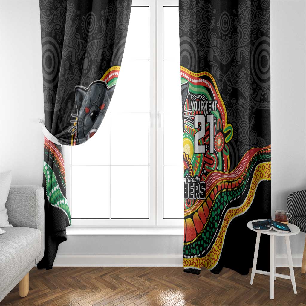 Custom Panthers Honouring First Nations Window Curtain NAIDOC 2026 Deadly 50 Years