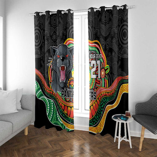 Custom Panthers Honouring First Nations Window Curtain NAIDOC 2026 Deadly 50 Years