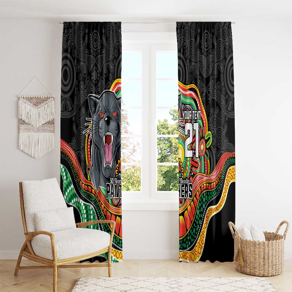 Custom Panthers Honouring First Nations Window Curtain NAIDOC 2026 Deadly 50 Years