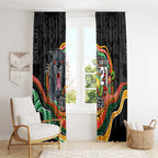 Custom Panthers Honouring First Nations Window Curtain NAIDOC 2026 Deadly 50 Years