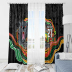 Custom Panthers Honouring First Nations Window Curtain NAIDOC 2026 Deadly 50 Years