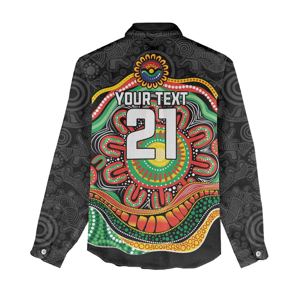 Custom Panthers Honouring First Nations Women Casual Shirt NAIDOC 2026 Deadly 50 Years