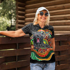 Custom Panthers Honouring First Nations Women Polo Shirt NAIDOC 2026 Deadly 50 Years