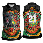 Custom Panthers Honouring First Nations Women Sleeveless Polo Shirt NAIDOC 2026 Deadly 50 Years
