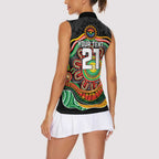 Custom Panthers Honouring First Nations Women Sleeveless Polo Shirt NAIDOC 2026 Deadly 50 Years