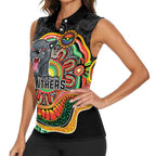 Custom Panthers Honouring First Nations Women Sleeveless Polo Shirt NAIDOC 2026 Deadly 50 Years