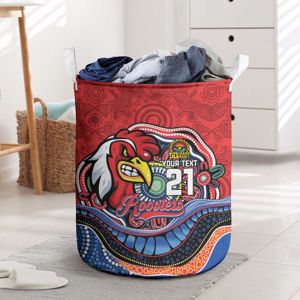 Custom Roosters Honouring First Nations Laundry Basket NAIDOC 2026 Deadly 50 Years