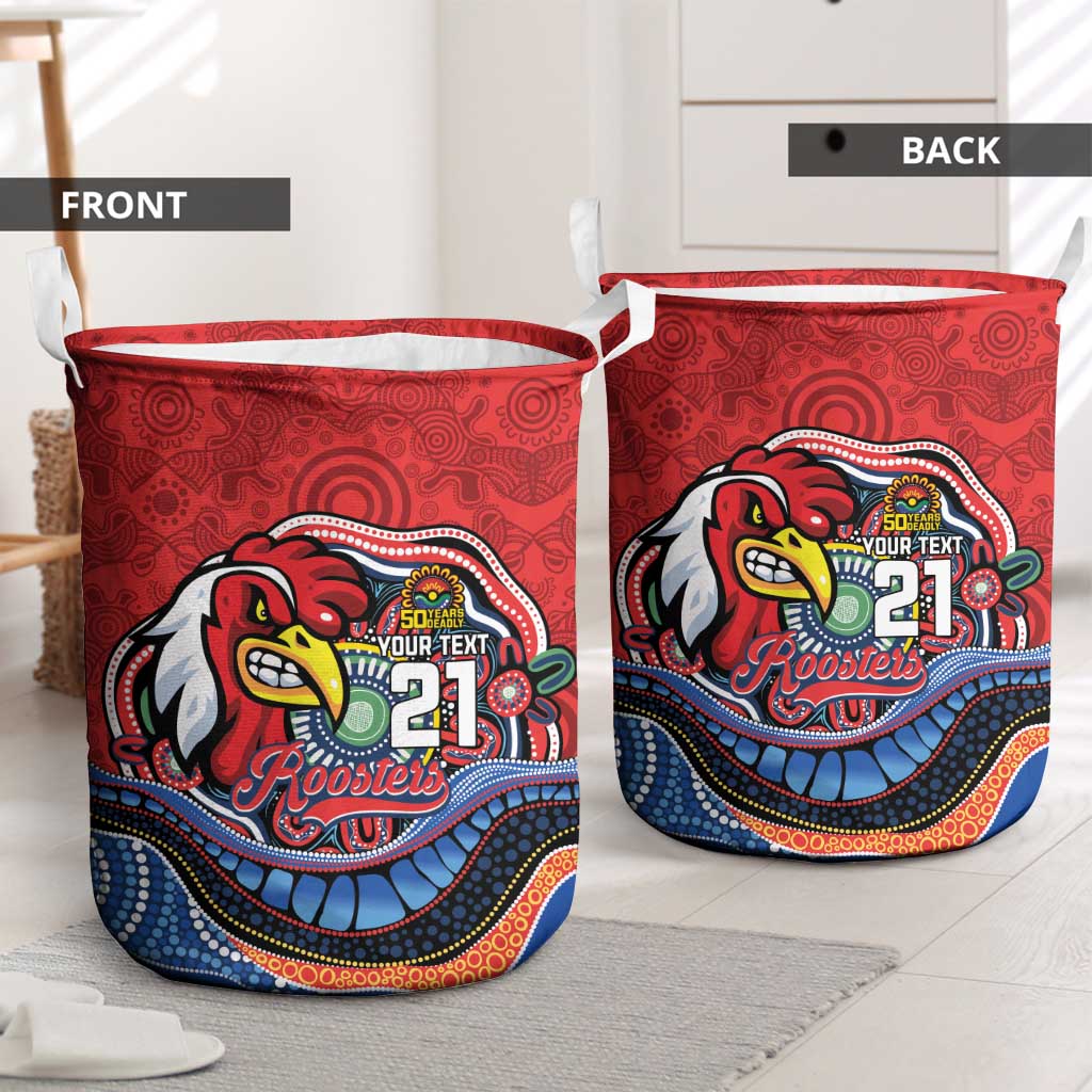 Custom Roosters Honouring First Nations Laundry Basket NAIDOC 2026 Deadly 50 Years